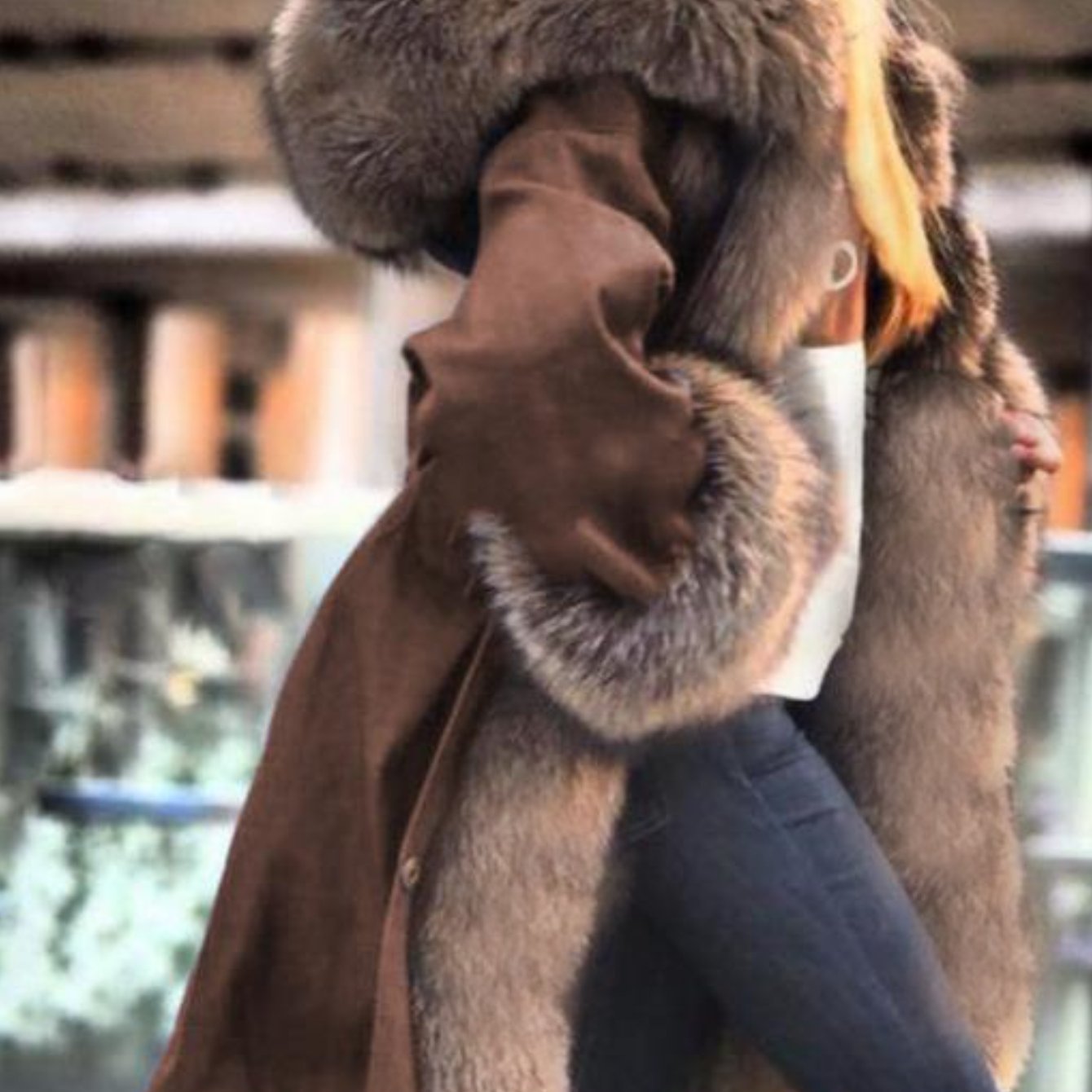 Plus Size, Large Size Women's Jacket - Fashion Casual Personality Elegant Avant-garde Vintage Avant-garde Autumn and Winter Temperament Commuter Street Trend Long Hair Collar Hooded Jacket