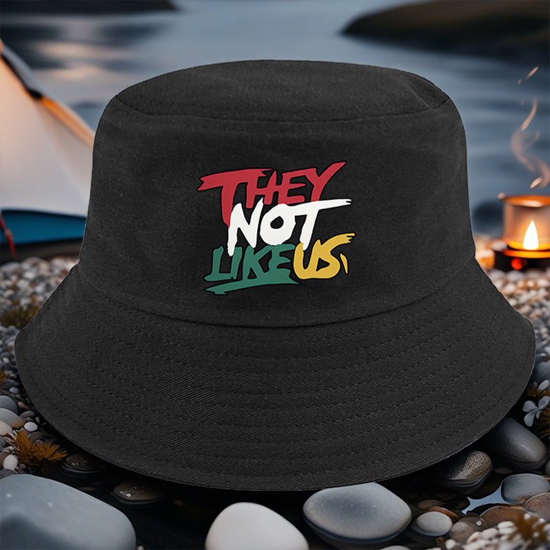 THEY NOT LIKEUS Graphic Print Bucket Hat - Lightweight Adjustable Snapback, All-Season Casual Outdoor Hat with Multi-Color Options, Machine Washable