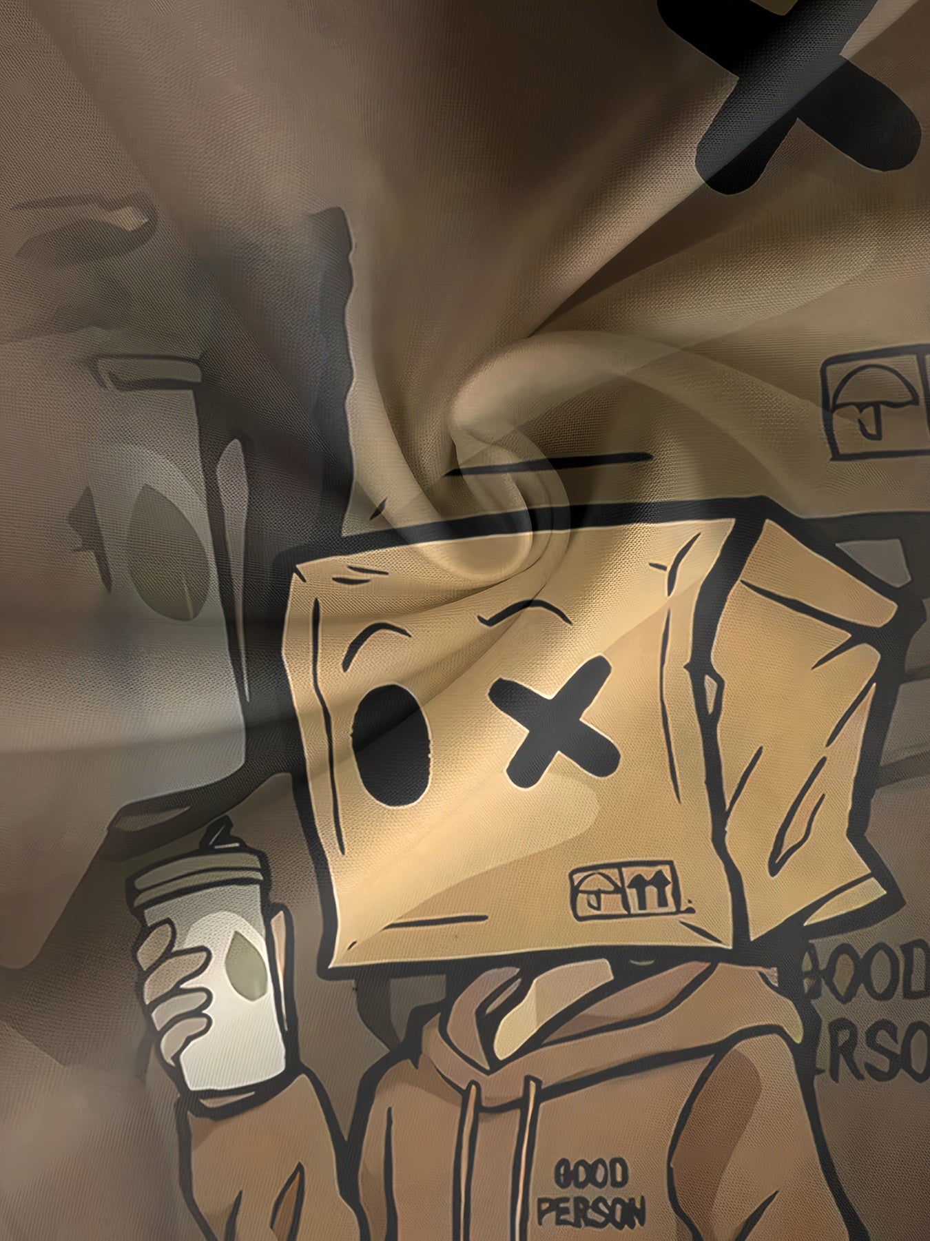 [3D Print Boys' Set] 3D Print Boys' Hoodie & Sweatpants Set - Brown Casual Sportswear with "Good Boy" Graphic, Long Sleeve Pullover & Joggers, Regular Fit, Fall/Winter Outdoor Outfit