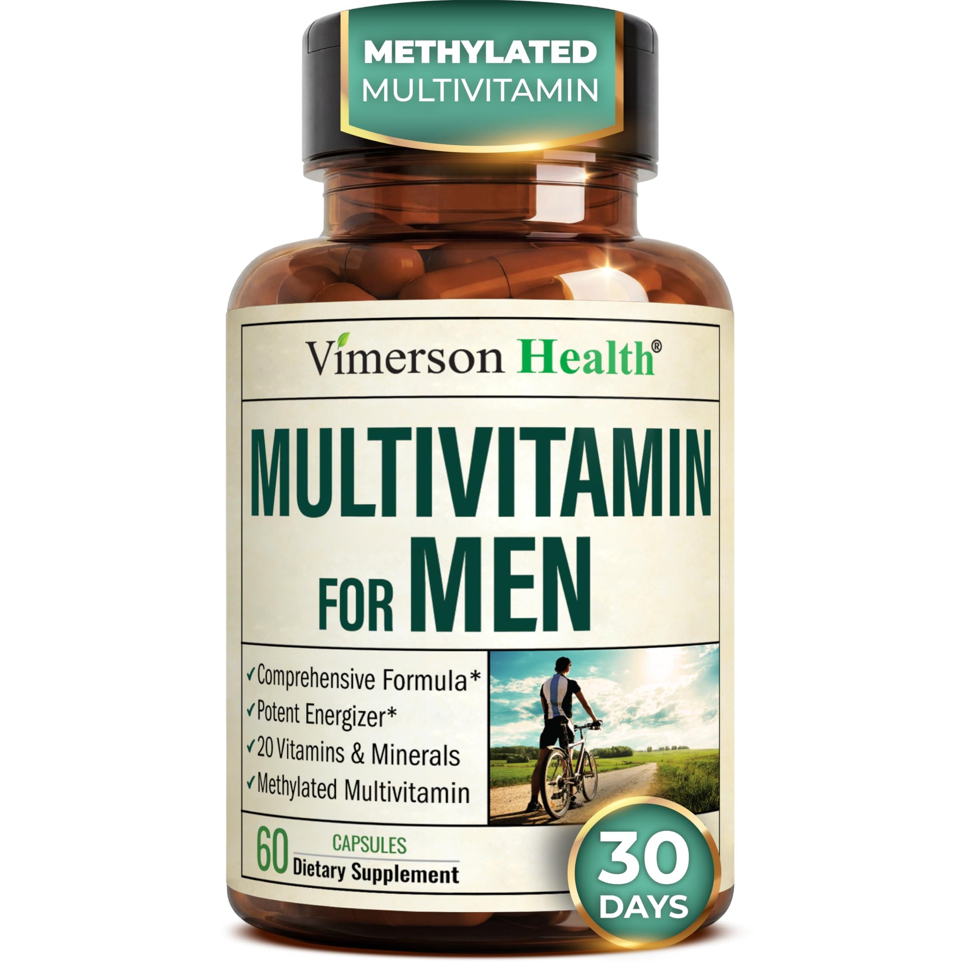Methylated Multivitamin for Women w/Bioavailable Vitamins, Chelated Minerals, Vitamin D, B12, C, A & Zinc for Energy, Focus and Immune Health – Premium Womens Multivitamins & Multiminerals – 60 Caps