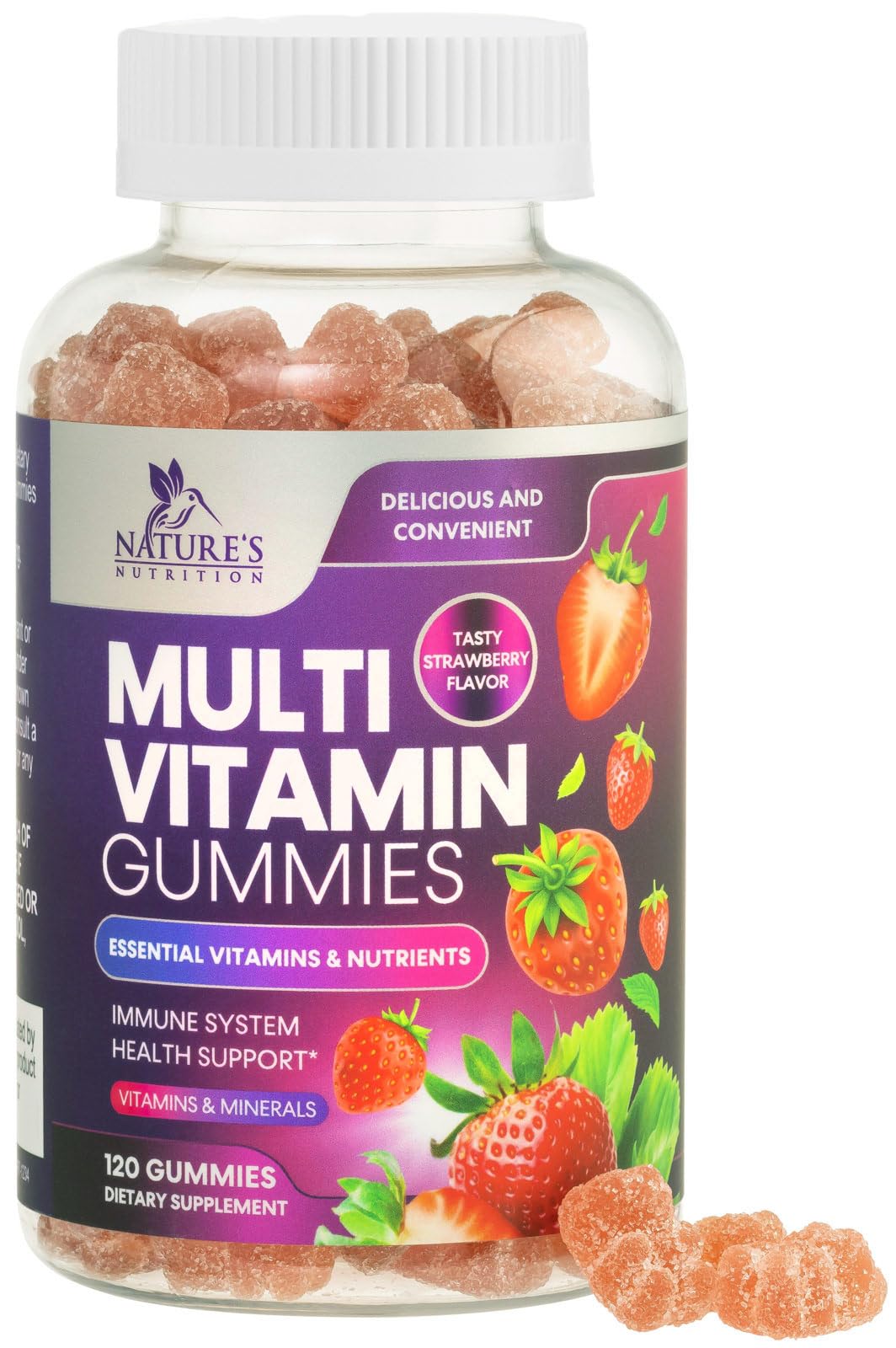 Multivitamin Gummies for Adults - Daily Adult Multivitamins Gummy with Vitamins A, C, D, B12 for Women & Men, Immune Support Gummy Multivitamins Supplement, Adult Multi VIT Vitamin - 90 Gummies