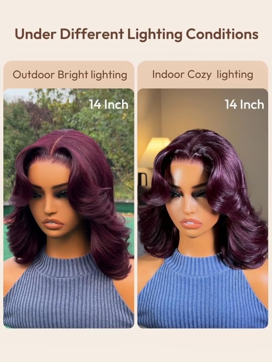 UNICE Black Cherry Body Wave Bob Wig Human Hair 7x5 Glueless Lace Front Drawstring Wig Pre Plucked Pre Cut with Curtain Bangs 10 inch