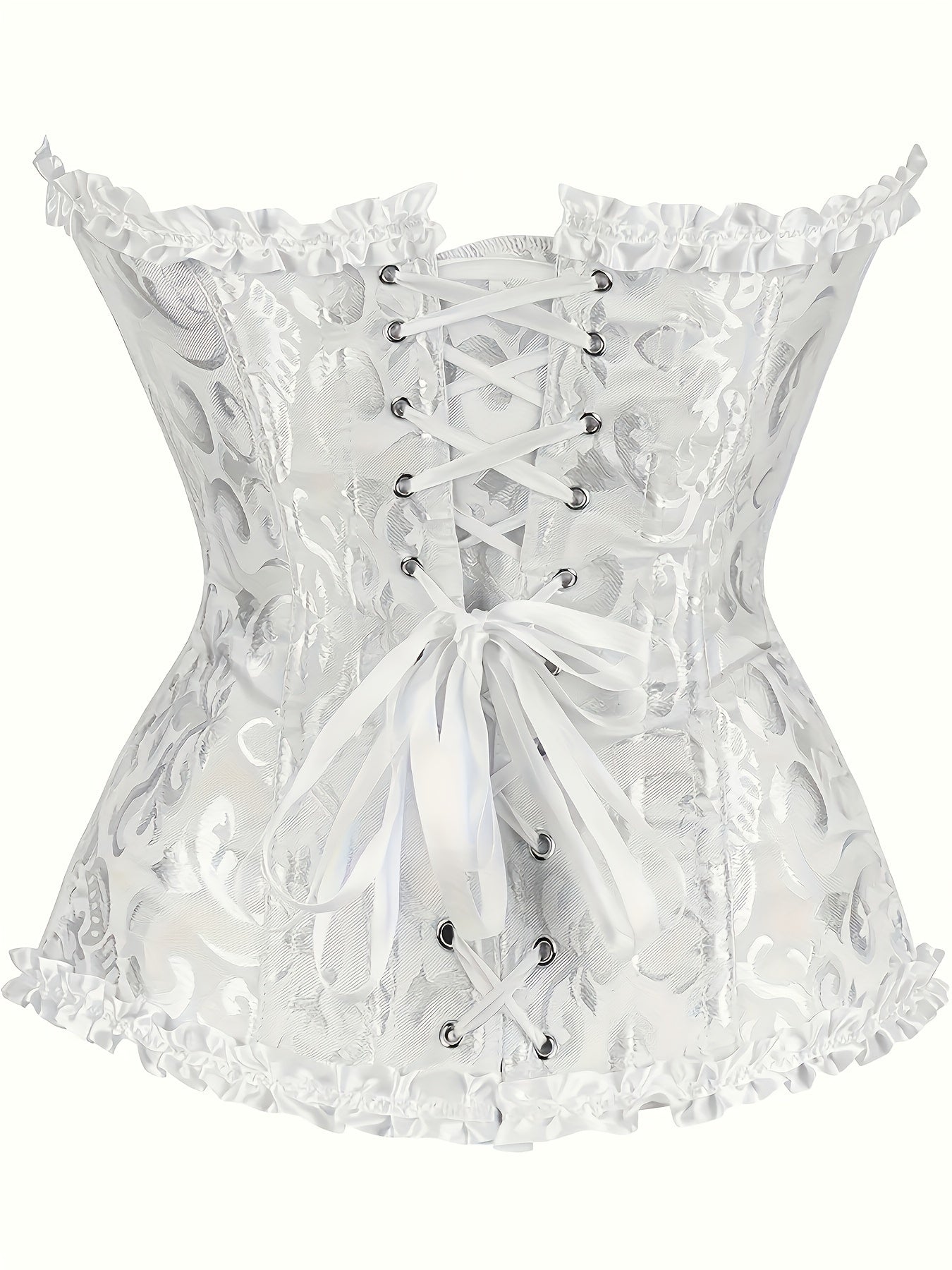 European & American Tight Bra Bone Shaping Top - Formfitting, Sexy, Floral Vintage Design | Lace Detailing, Waist-Cinching Body Shaper