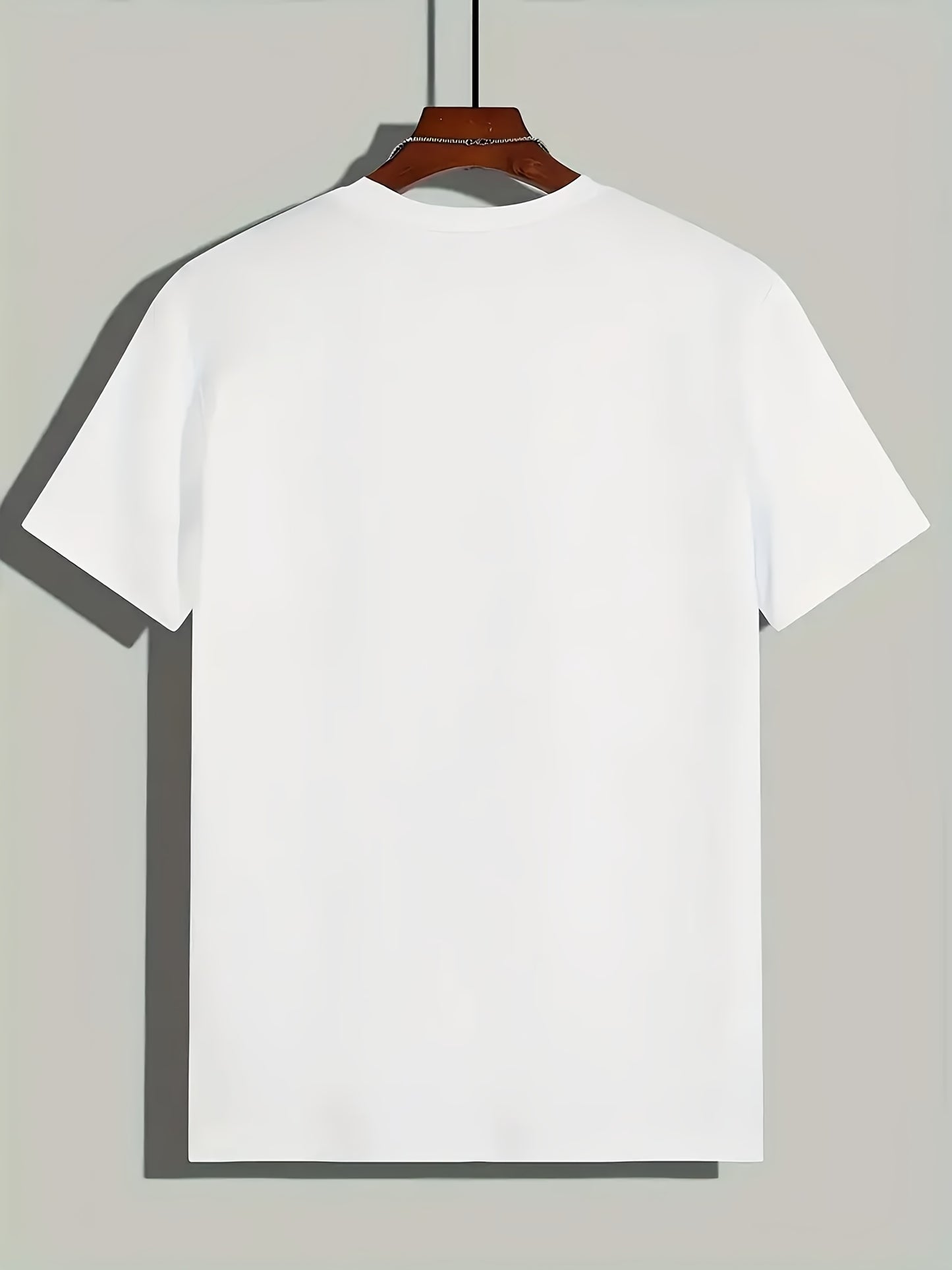 Men's Plus Size T-shirt, Men's 100% Cotton Round Neck Short Sleeve T-Shirt for Daily Routine and Any Occasion, PLUS SIZE