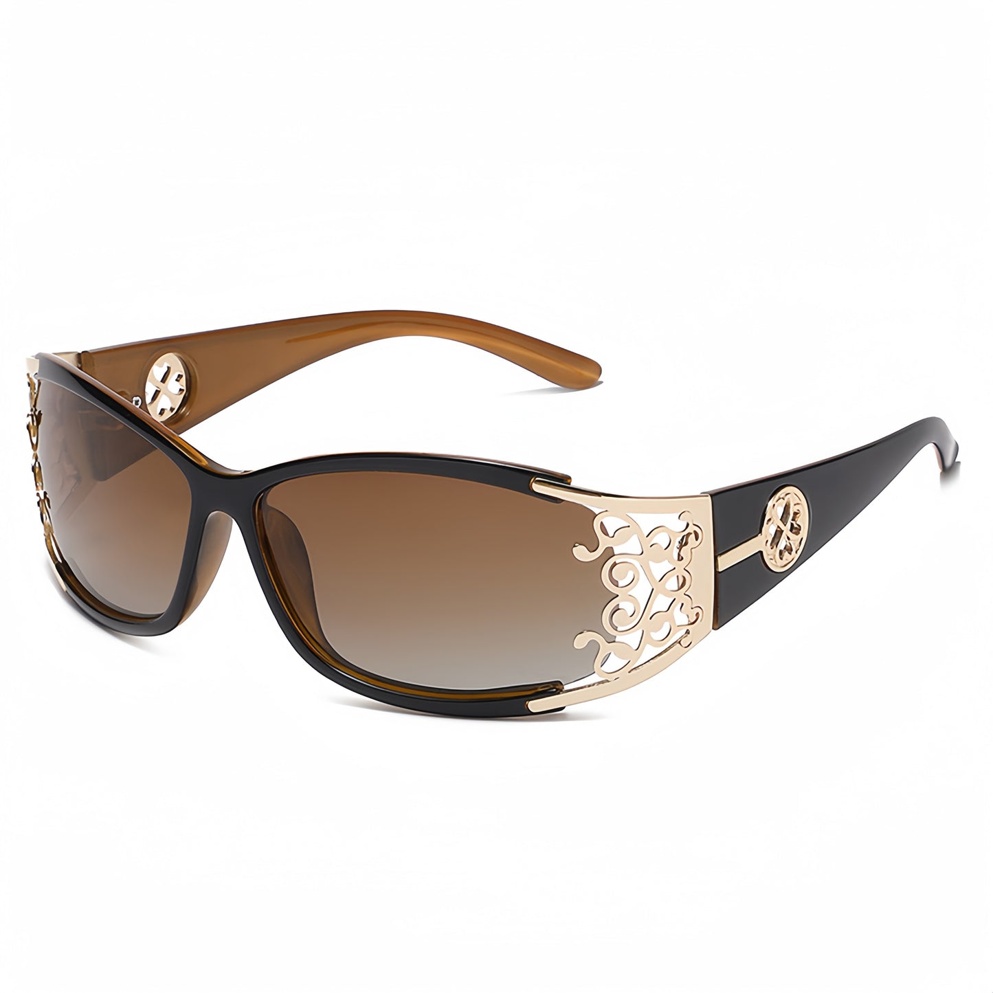Glasses For Women Hollow Carved Lace Frame Design Ladies Shades Fashion Square Glasses Ladies Driving Shades With Protection