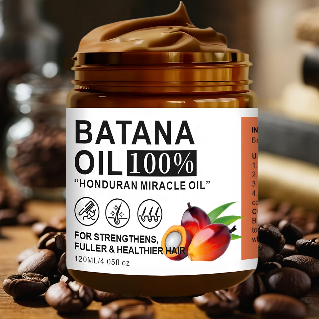 120ml Bataana Oil Hair Care, Rich in Vitamins, Moisturizes and Smooths Hair Texture, Repairs Damaged Hair Suitable for All Hair Types, Unisex