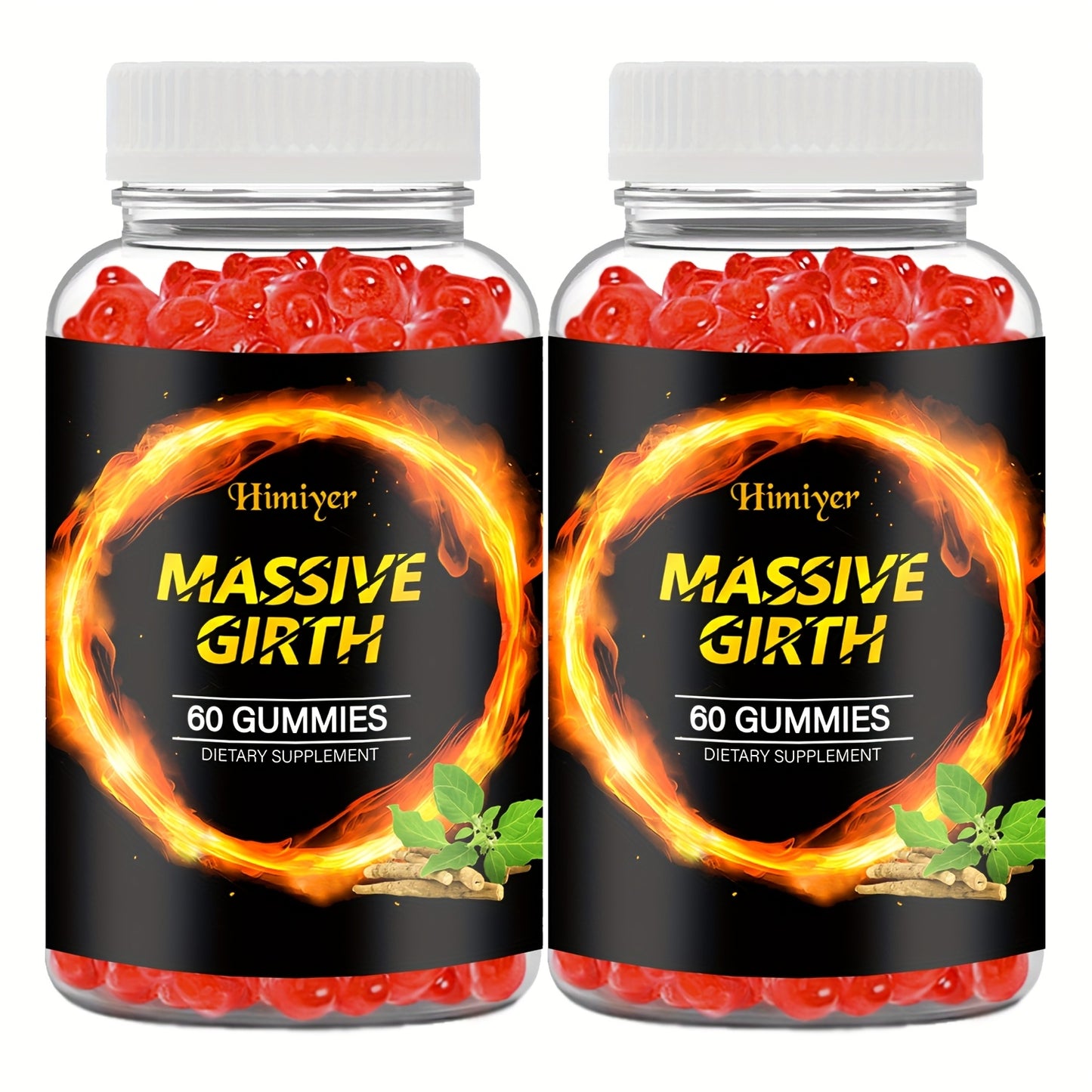 [Natural MASSIVE GIRTH] 60 MASSIVE GIRTH Gummies | Rich In Natural Ingredients, Maca Root, Ashwagandha, Monkey Tail Grass, Saw Palmetto And Multiple Minerals