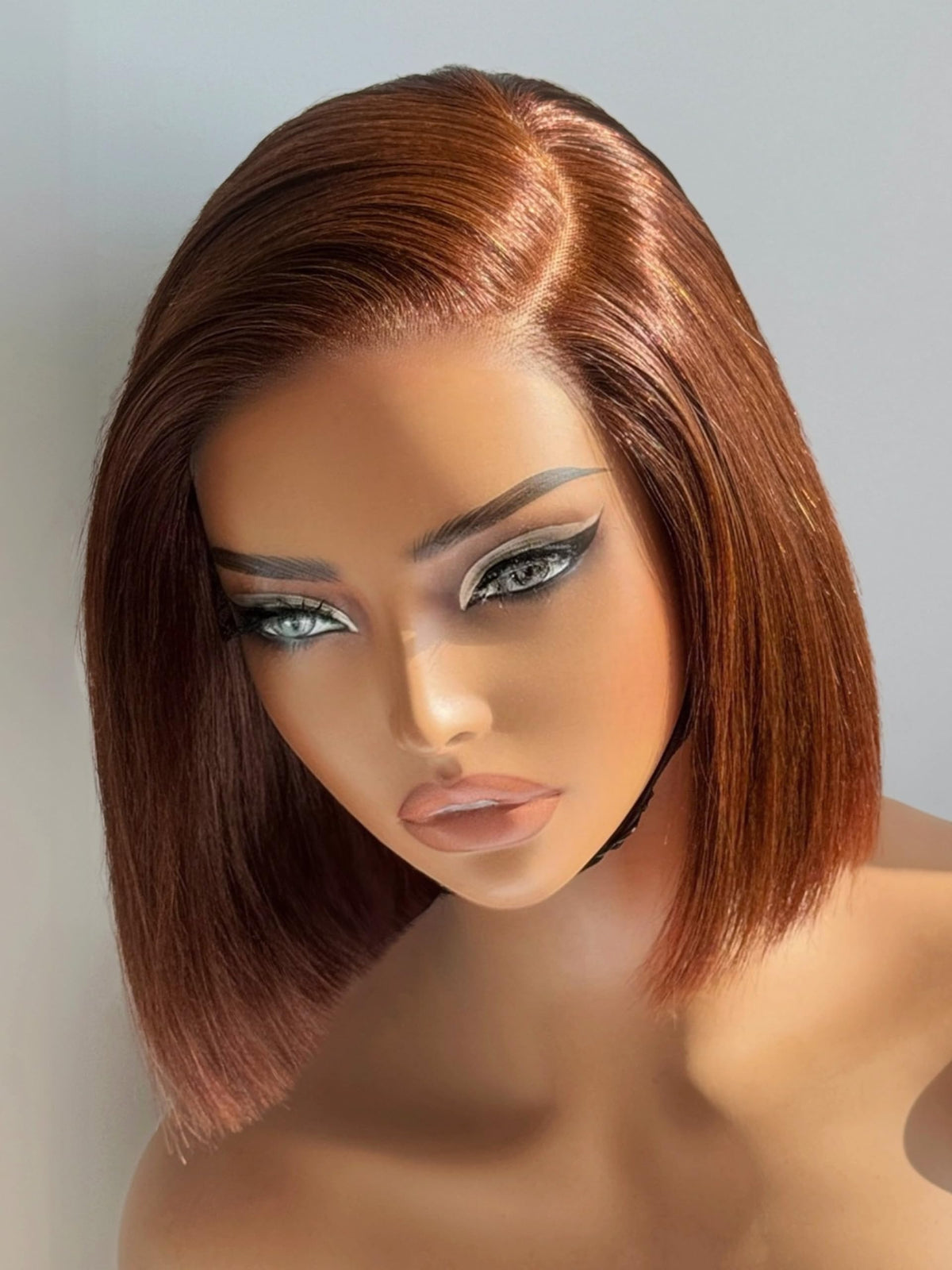 LUVME HAIR 12" Curly Bob Glueless with Blonde Highlights Wigs Human Hair | Without Spray Wigs Pre Plucked Pre Cut Undetectable HD Lace No-Glue Need Protective Wig Short Ready to Go Wig 180 Density