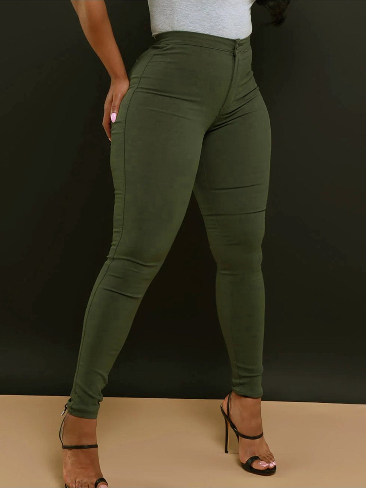 Summer Skinny Jeans Mid Rise Sculpting Denim in Seasonal Colors