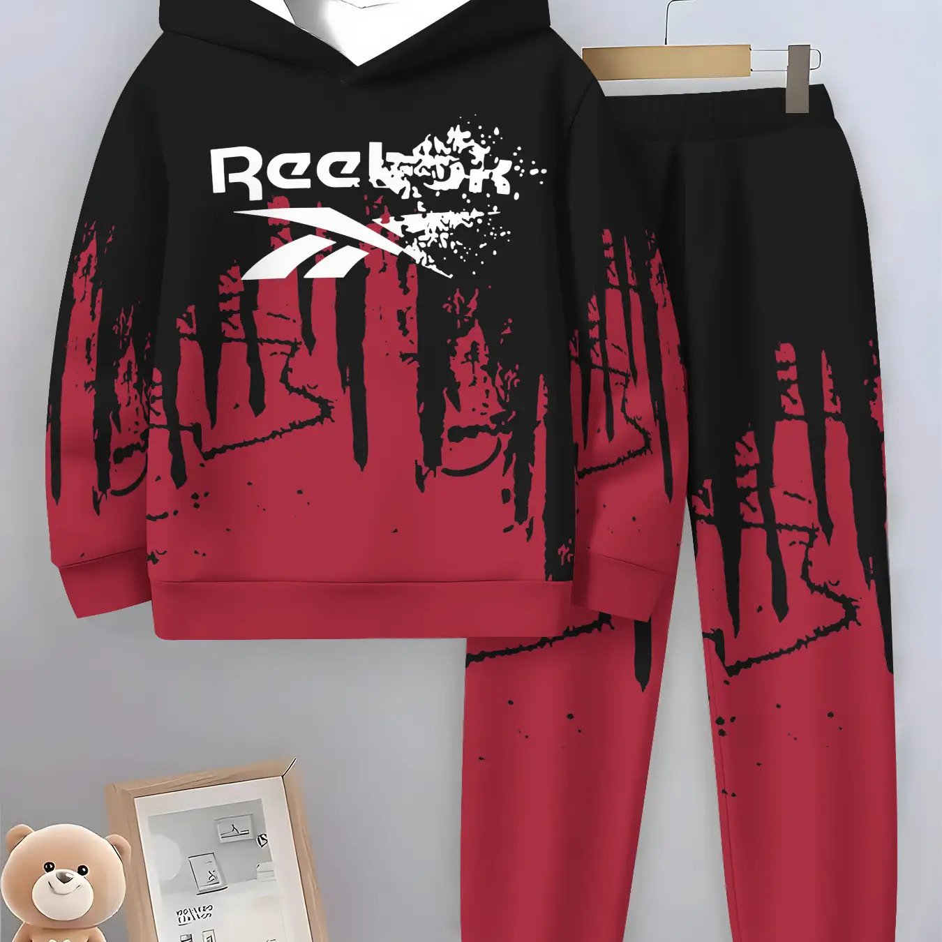2025 Trendy Boys' Hooded Sweatshirt & Sweatpants Set