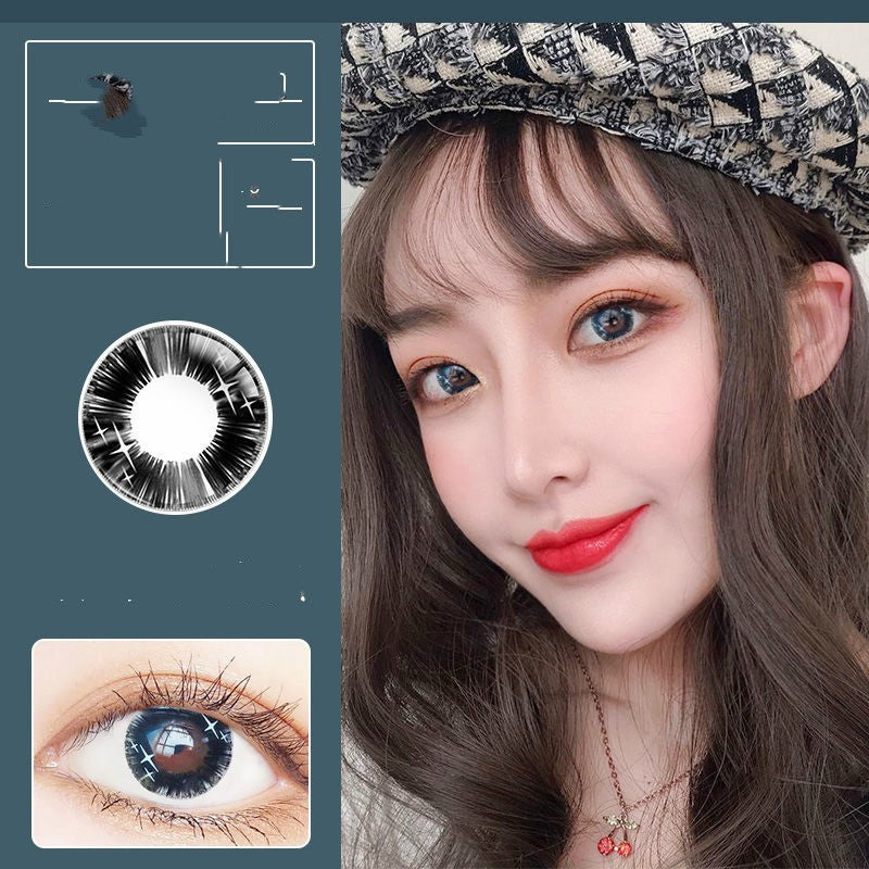Loli Colorful Fruit Qi Beautiful Pupil Half A Year Throw Girl Contact Lenses