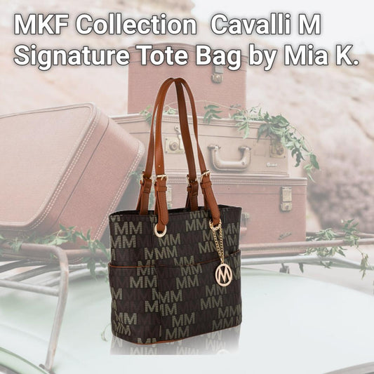 212 Main Cavalli M Signature Tote Bag by Mia K.