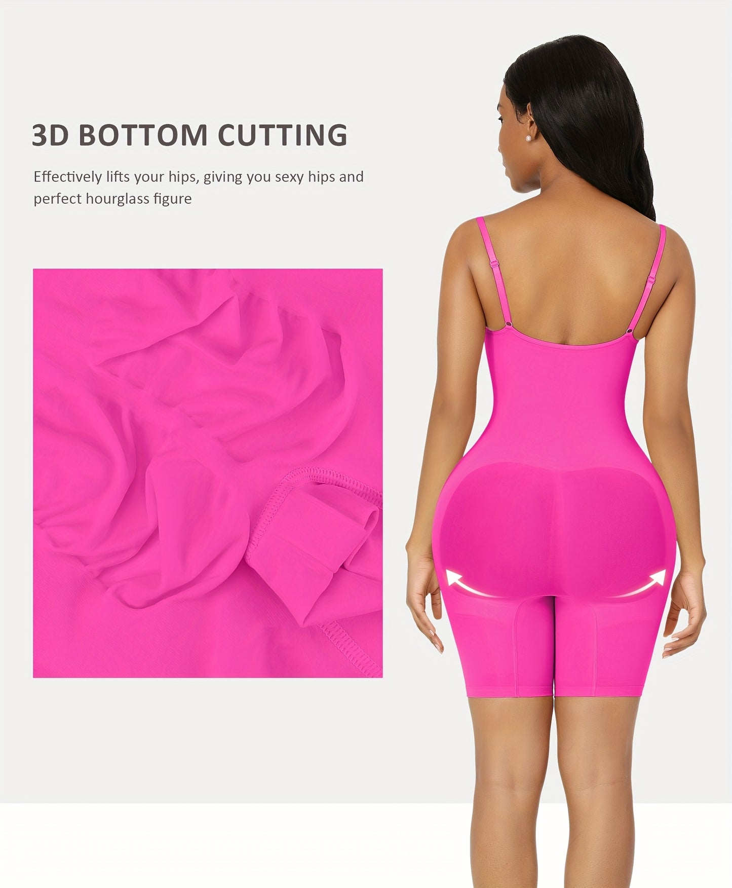 FeelinGirl Shapewear Bodysuit Tummy Control Seamless Sculpting Butt Lifter Body Shaper for Women