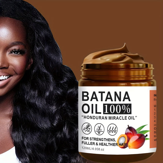120ml Bataana Oil Hair Care, Rich in Vitamins, Moisturizes and Smooths Hair Texture, Repairs Damaged Hair Suitable for All Hair Types, Unisex