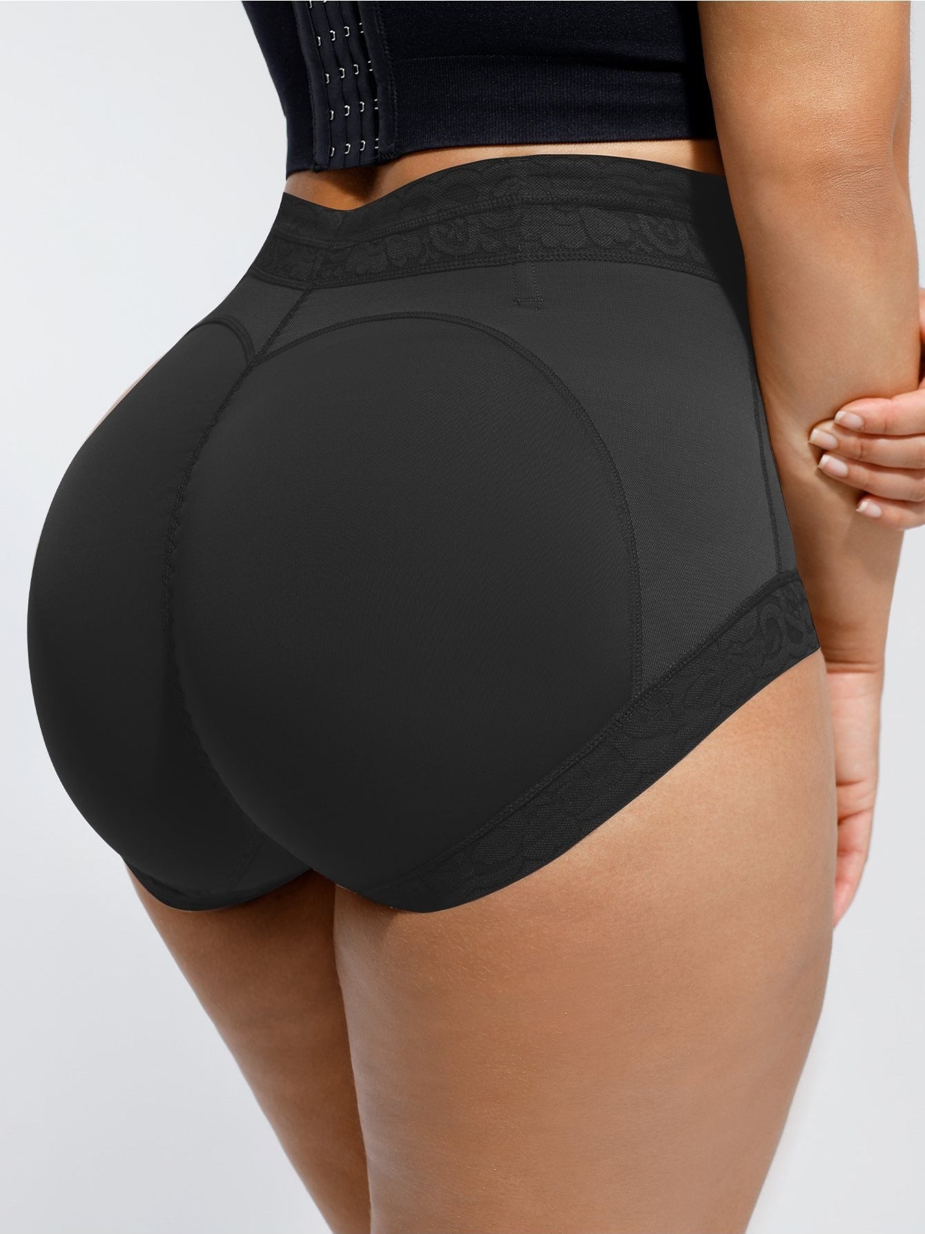 Tummy Control High-Waist Shapewear Panties - Butt Lift, Warmth, Non-See-Through, Nylon/Spandex Blend, Solid Color