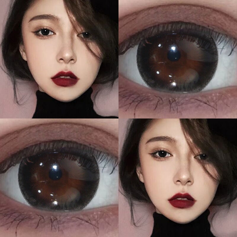 Loli Colorful Fruit Qi Beautiful Pupil Half A Year Throw Girl Contact Lenses