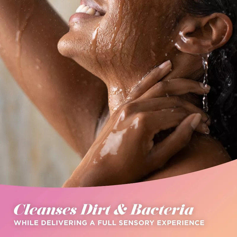 Caress Shea Butter & Brown Sugar Exfoliating Body Wash for Women - 30 fl oz