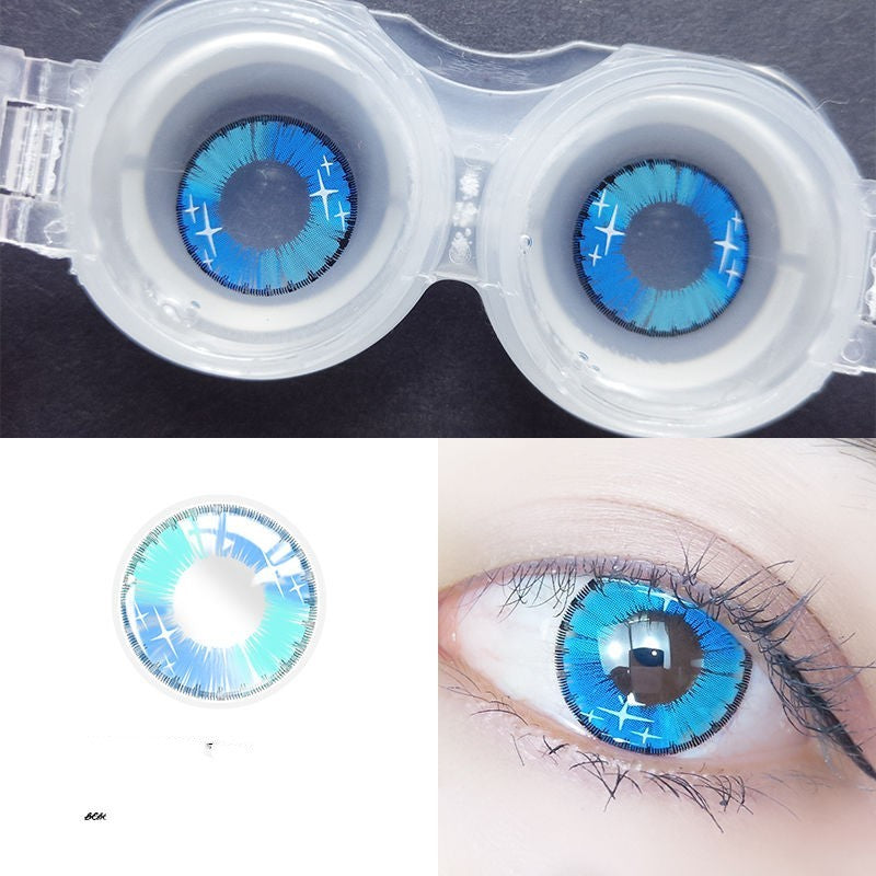 Loli Colorful Fruit Qi Beautiful Pupil Half A Year Throw Girl Contact Lenses