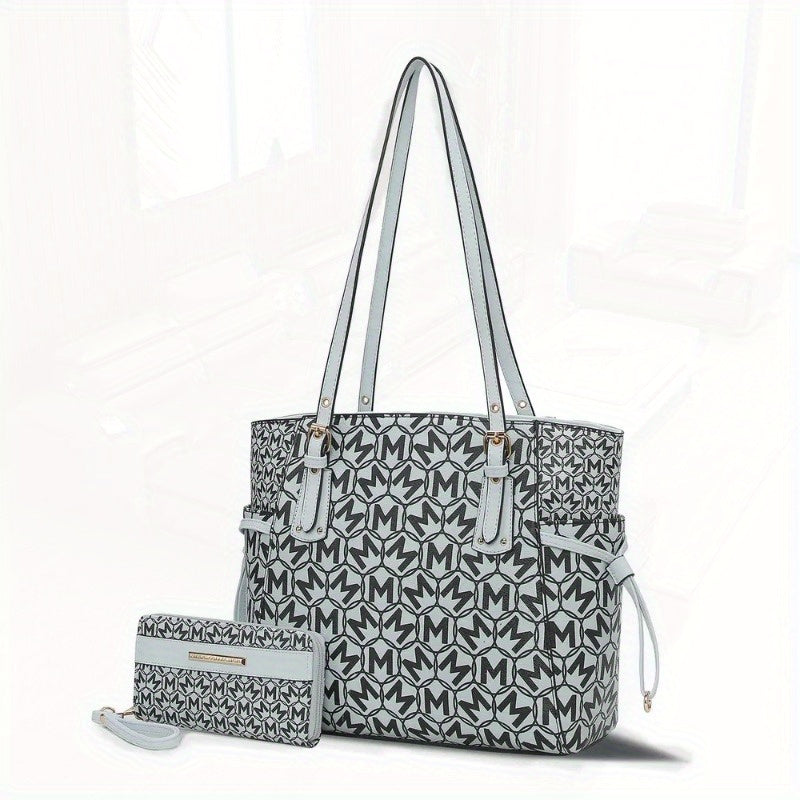 MKF Collection Pauline Tote Bag with Wallet by Mia K