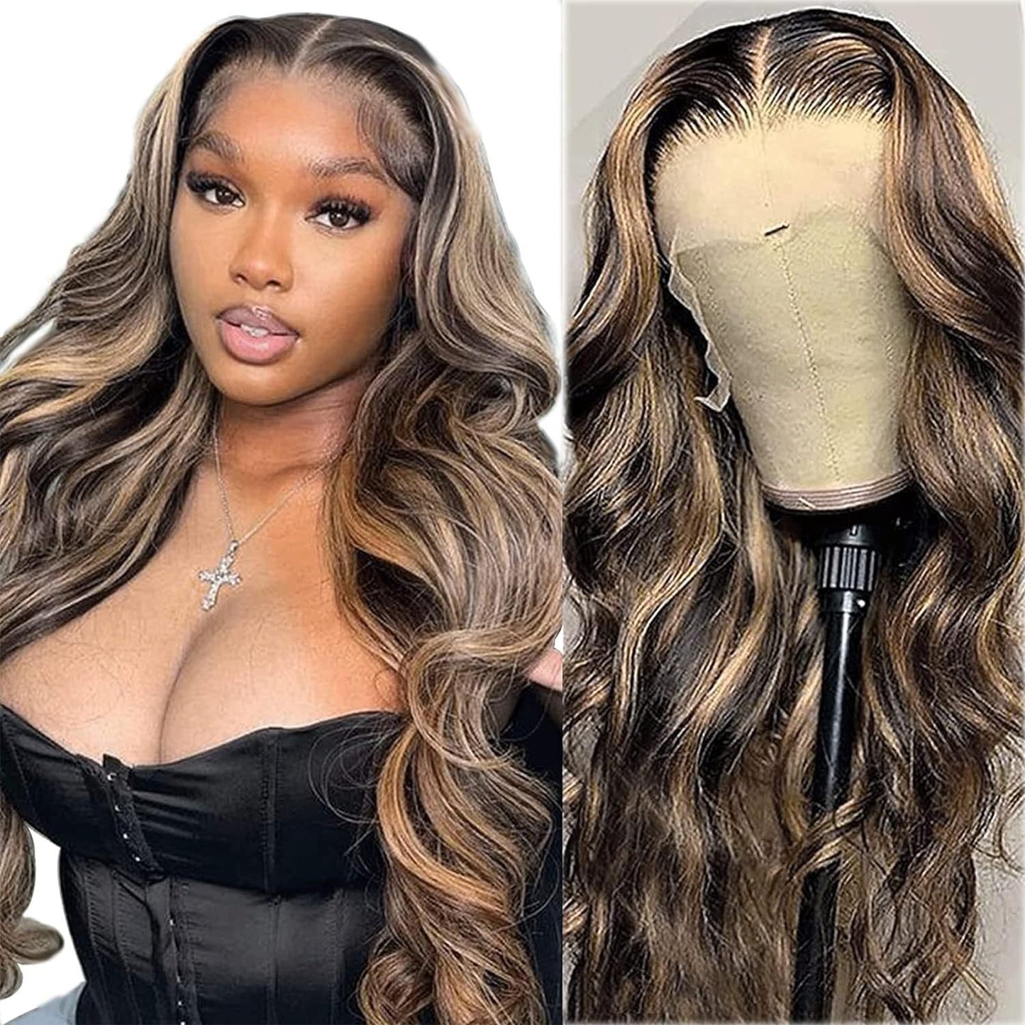 Women's Big Wave Long Roll Synthetic Wigs