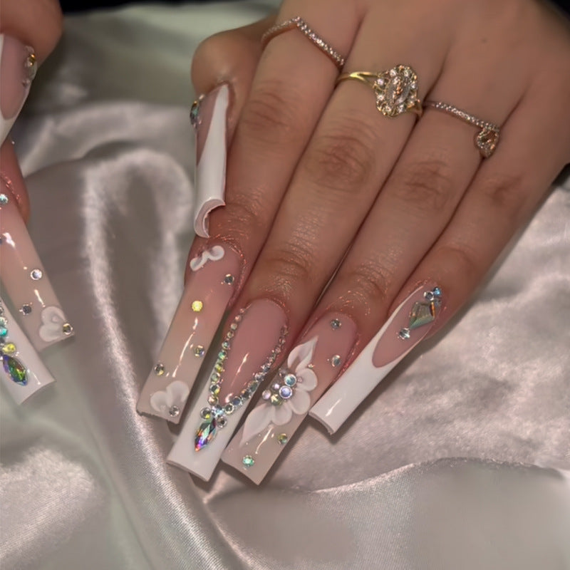 European And American Wear Nail 24 Pieces Long