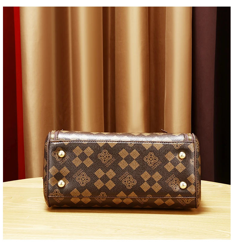 Vintage PU Crossbody Bag, Retro Shoulder Bag, Women's Fashion Handbag & Purse
