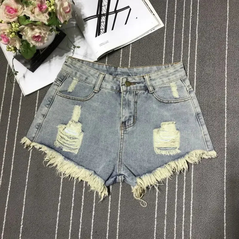Plus-Size Women's Summer Slimming Wide-Leg High-Waisted Shorts A- Line Casual Style Loose Fit For Plump Girls Korean Trend