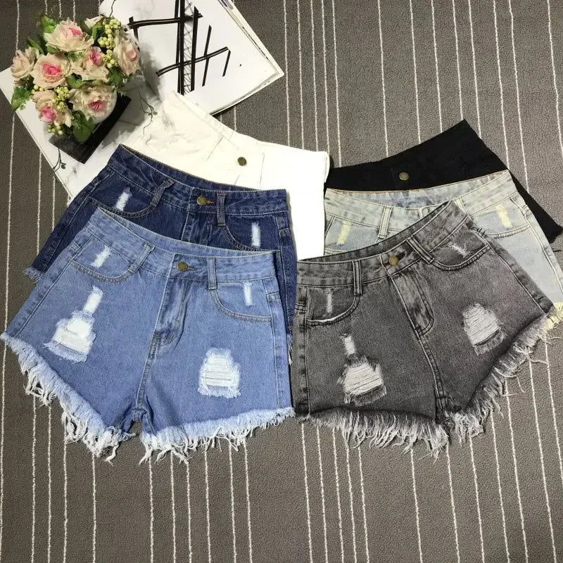 Plus-Size Women's Summer Slimming Wide-Leg High-Waisted Shorts A- Line Casual Style Loose Fit For Plump Girls Korean Trend