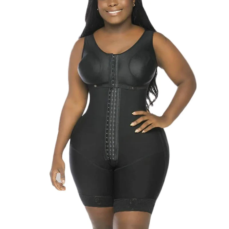 Fajas Colombianas Girdle High Compression Bodysuits Shapewear Slimming Waist Trainer Post Surgery Corset Butt Lifter Body Shaper