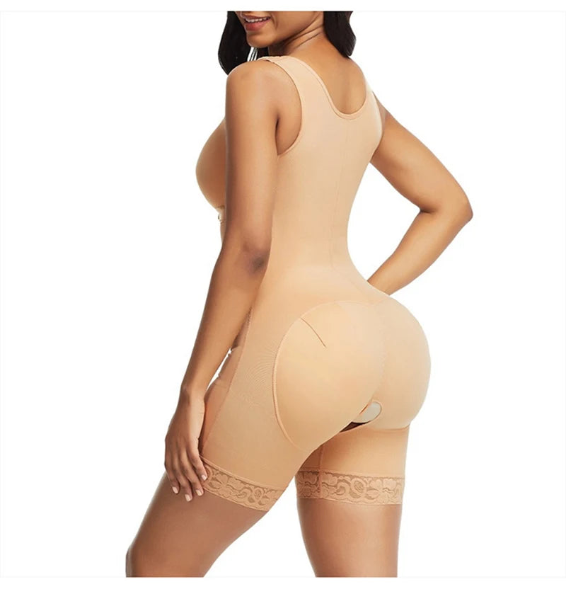 Fajas Colombianas Girdle High Compression Bodysuits Shapewear Slimming Waist Trainer Post Surgery Corset Butt Lifter Body Shaper