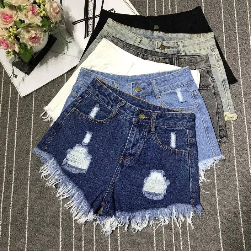 Plus-Size Women's Summer Slimming Wide-Leg High-Waisted Shorts A- Line Casual Style Loose Fit For Plump Girls Korean Trend