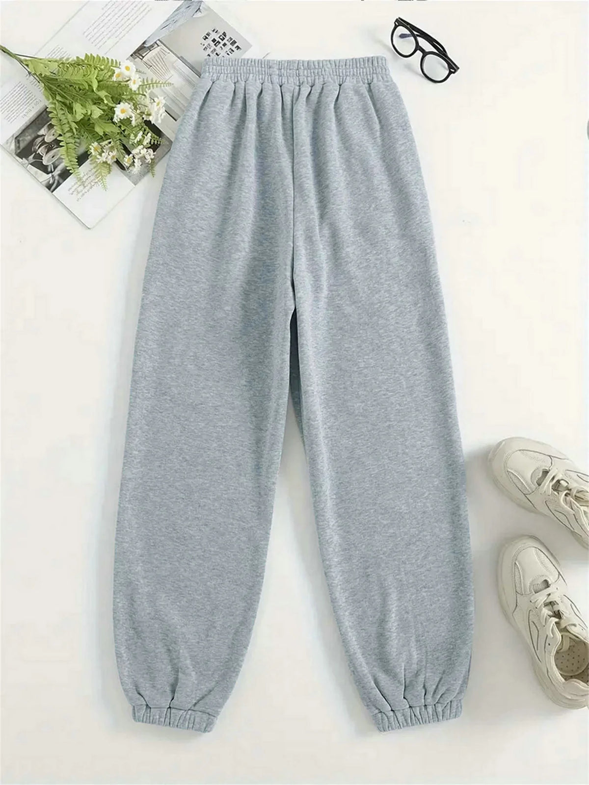 Women's Autumn/Winter Hip Hop Casual Street Classic QUEEN Pattern Printed Round Neck Sweatshirt+Sweatpants Warm Set