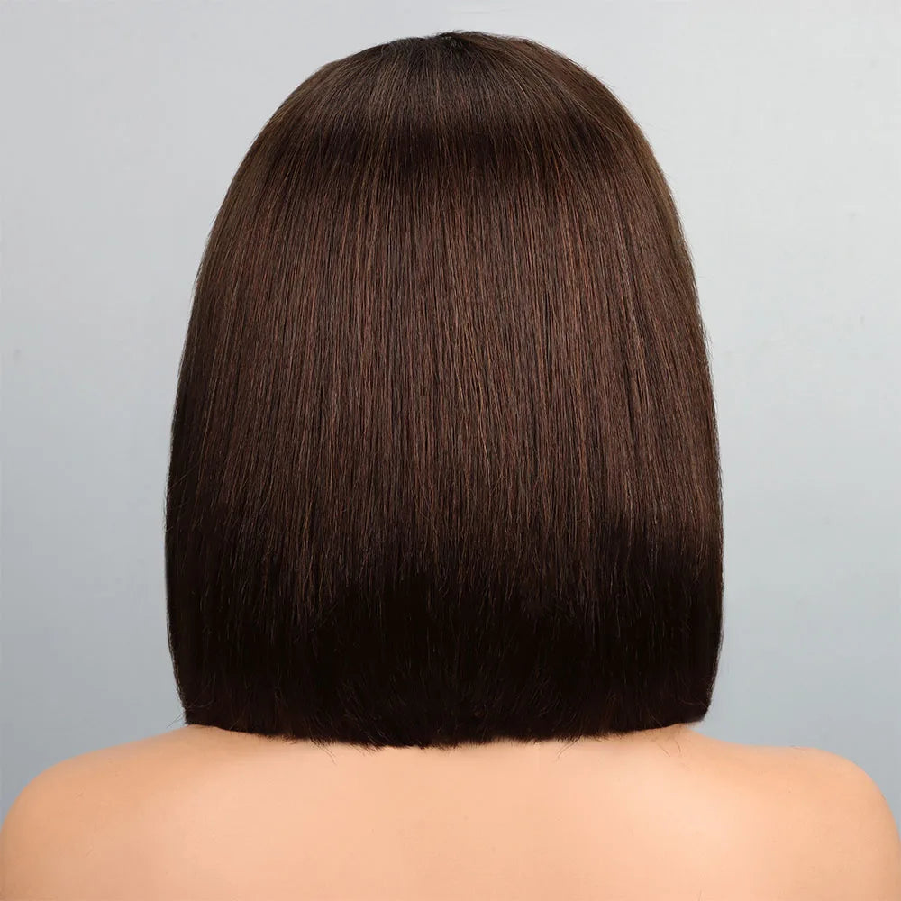 27# Blonde Short Bob Wig Human Hair 210% Straight 13x4 Lace Front Wig Human Hair Bob Wigs for Black Women Burgundy Brown Black