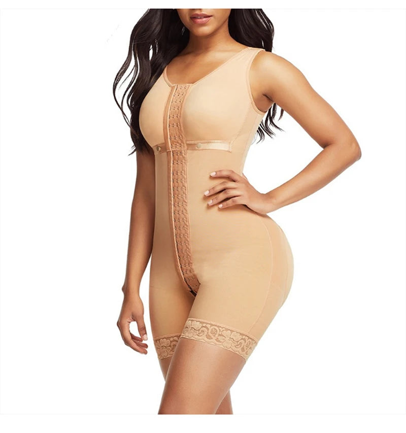 Fajas Colombianas Girdle High Compression Bodysuits Shapewear Slimming Waist Trainer Post Surgery Corset Butt Lifter Body Shaper