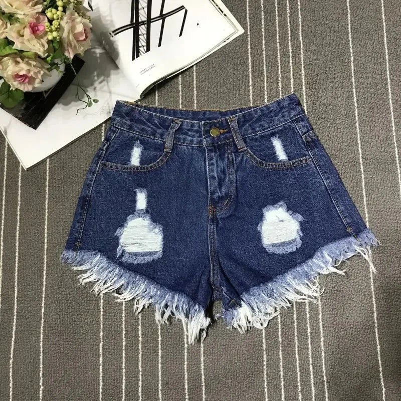 Plus-Size Women's Summer Slimming Wide-Leg High-Waisted Shorts A- Line Casual Style Loose Fit For Plump Girls Korean Trend
