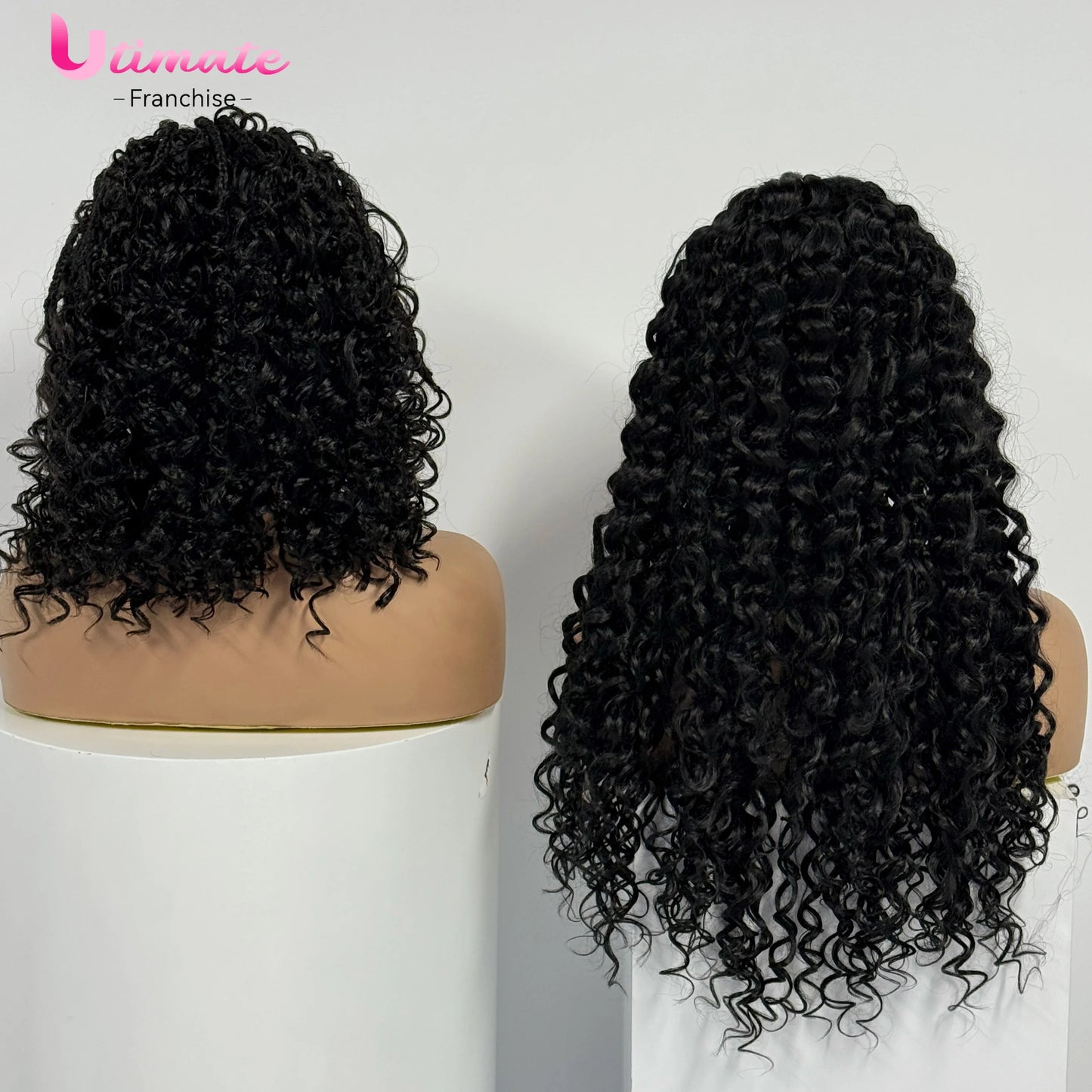 14/22inch Lemonade Braid Synthetic Cornrow Braided Wigs Deep Wave Pre-plucked Baby Hair For Black Women