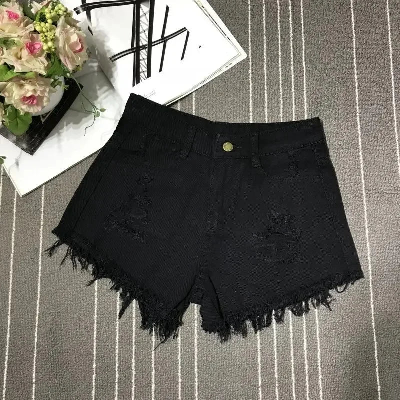 Plus-Size Women's Summer Slimming Wide-Leg High-Waisted Shorts A- Line Casual Style Loose Fit For Plump Girls Korean Trend