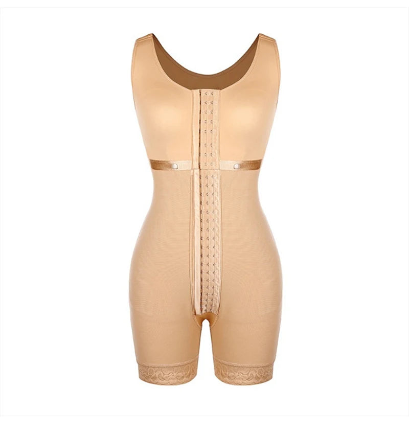Fajas Colombianas Girdle High Compression Bodysuits Shapewear Slimming Waist Trainer Post Surgery Corset Butt Lifter Body Shaper