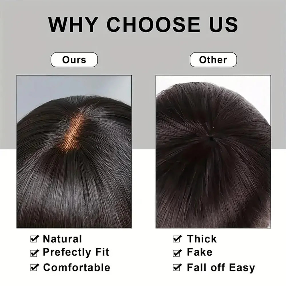Curly Human Hair Wigs Pixie Cut Wig Coffee Brown 100%Human Hair Wig Short Kinky Curly Human Hair Full Machine Wig