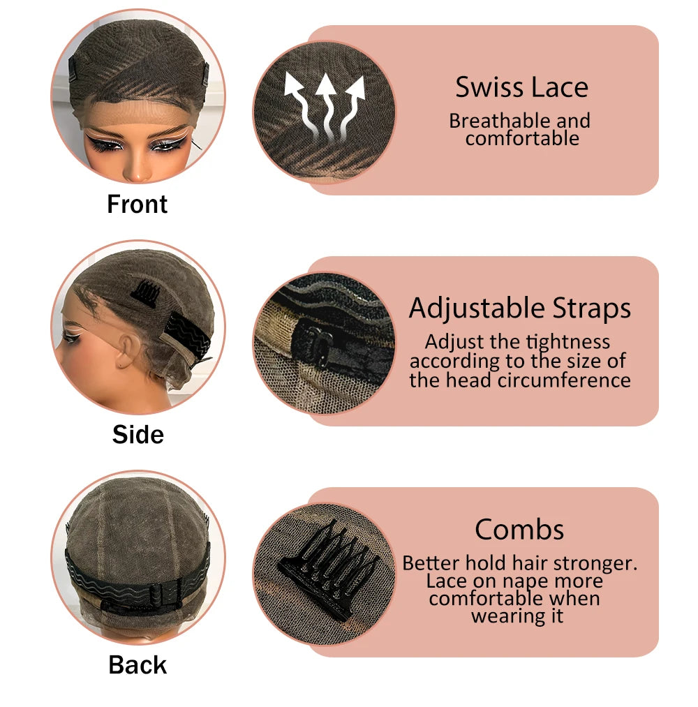 Short Natural Cornrow Braided Wigs Synthetic Full Lace Bantu Braided Wigs Knotless Braids Wigs with Baby Hair for Black Women