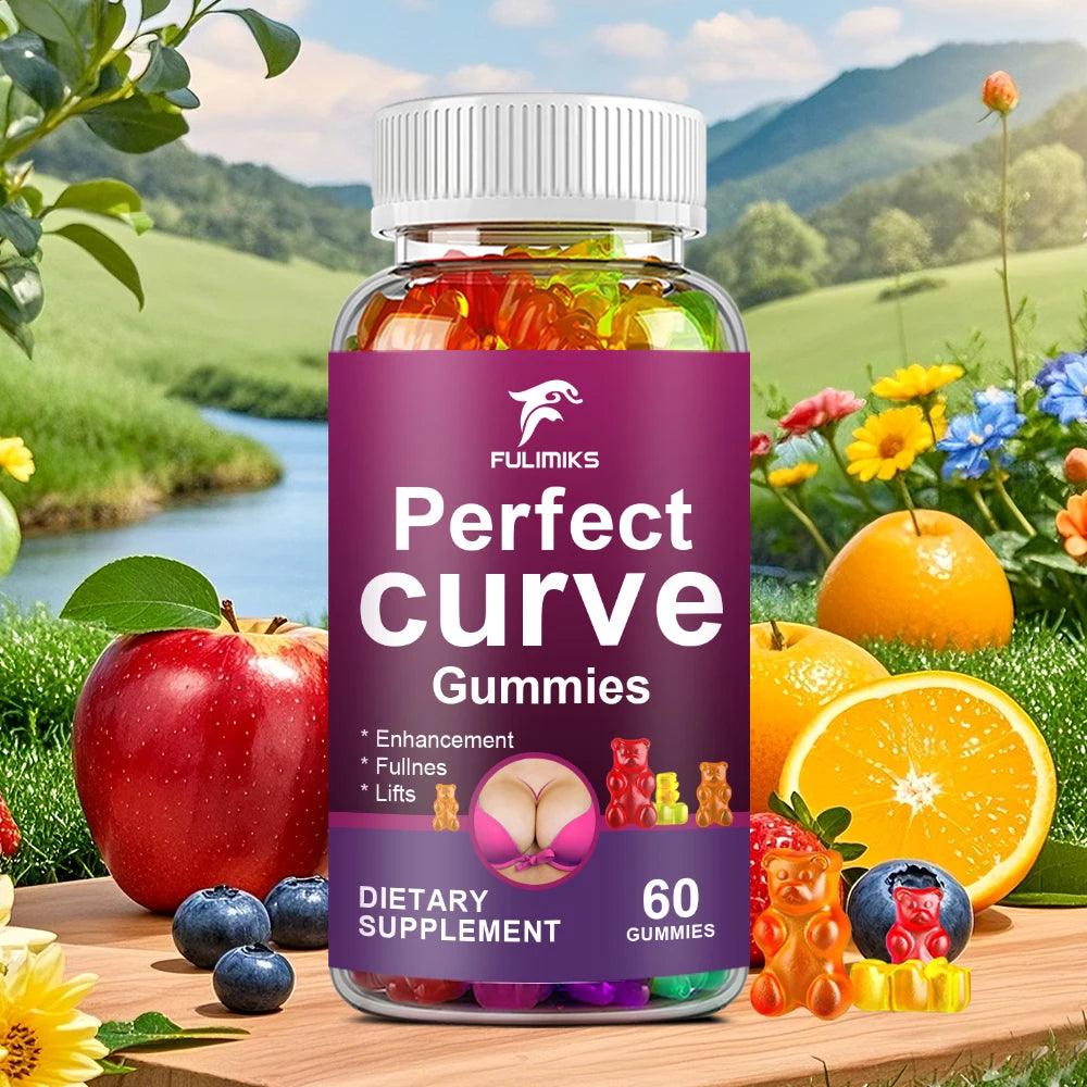 Women Support Gummies, Nourish And Firm, Plump And Firm, Enhancement Gummies Shape Your Curves, Women's Fitness - 60 Gummies