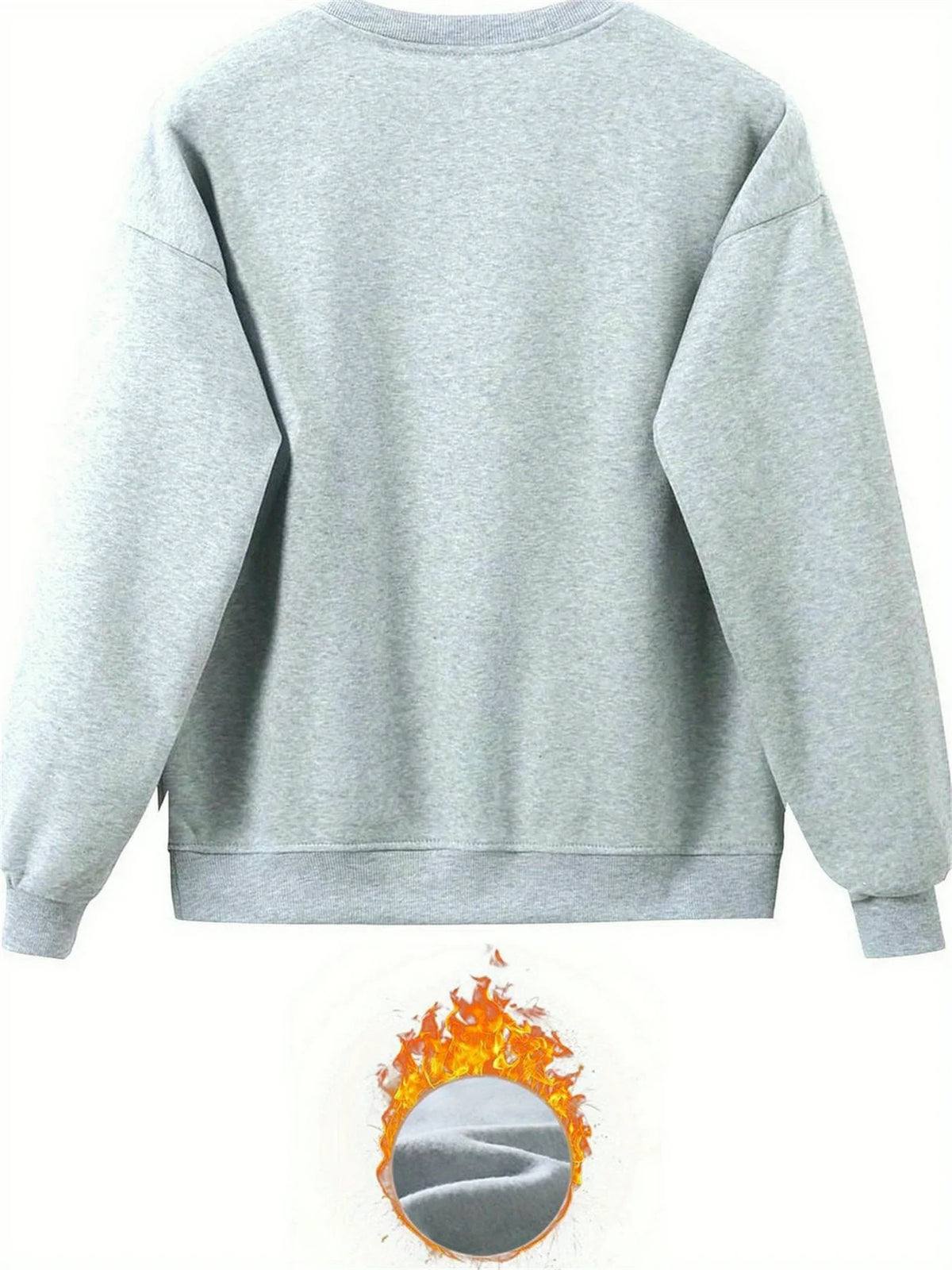 Women's Autumn/Winter Hip Hop Casual Street Classic QUEEN Pattern Printed Round Neck Sweatshirt+Sweatpants Warm Set