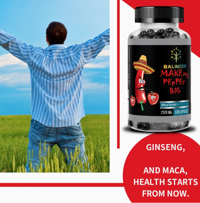 Men's Supplement with 250Mg Maca And 500Mg Tongkat Ali for Overall Health Support - 120 Softgels
