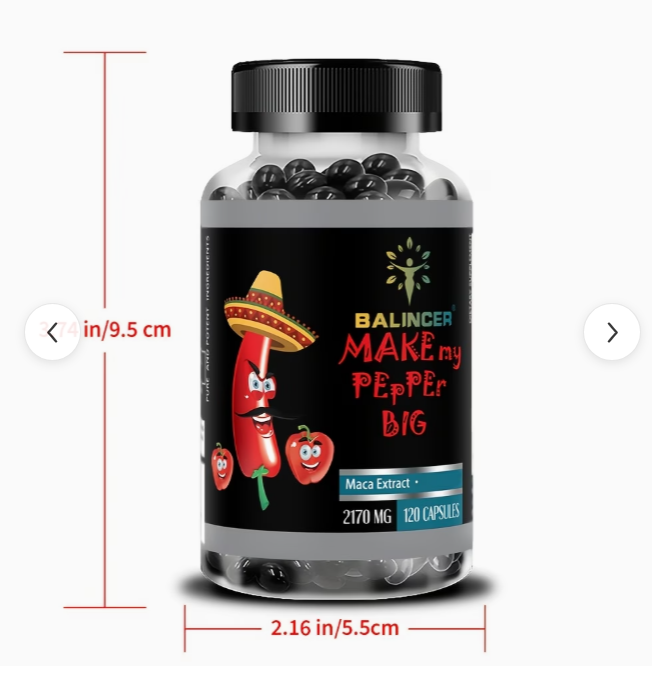 Men's Supplement with 250Mg Maca And 500Mg Tongkat Ali for Overall Health Support - 120 Softgels