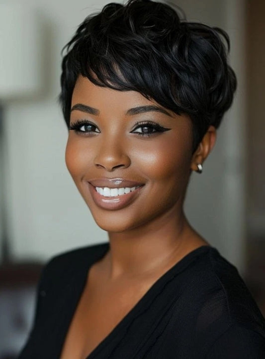 Pixie Cut Wig Human Hair Short Pixie Cut Wig for Black Women Human Hair Wig