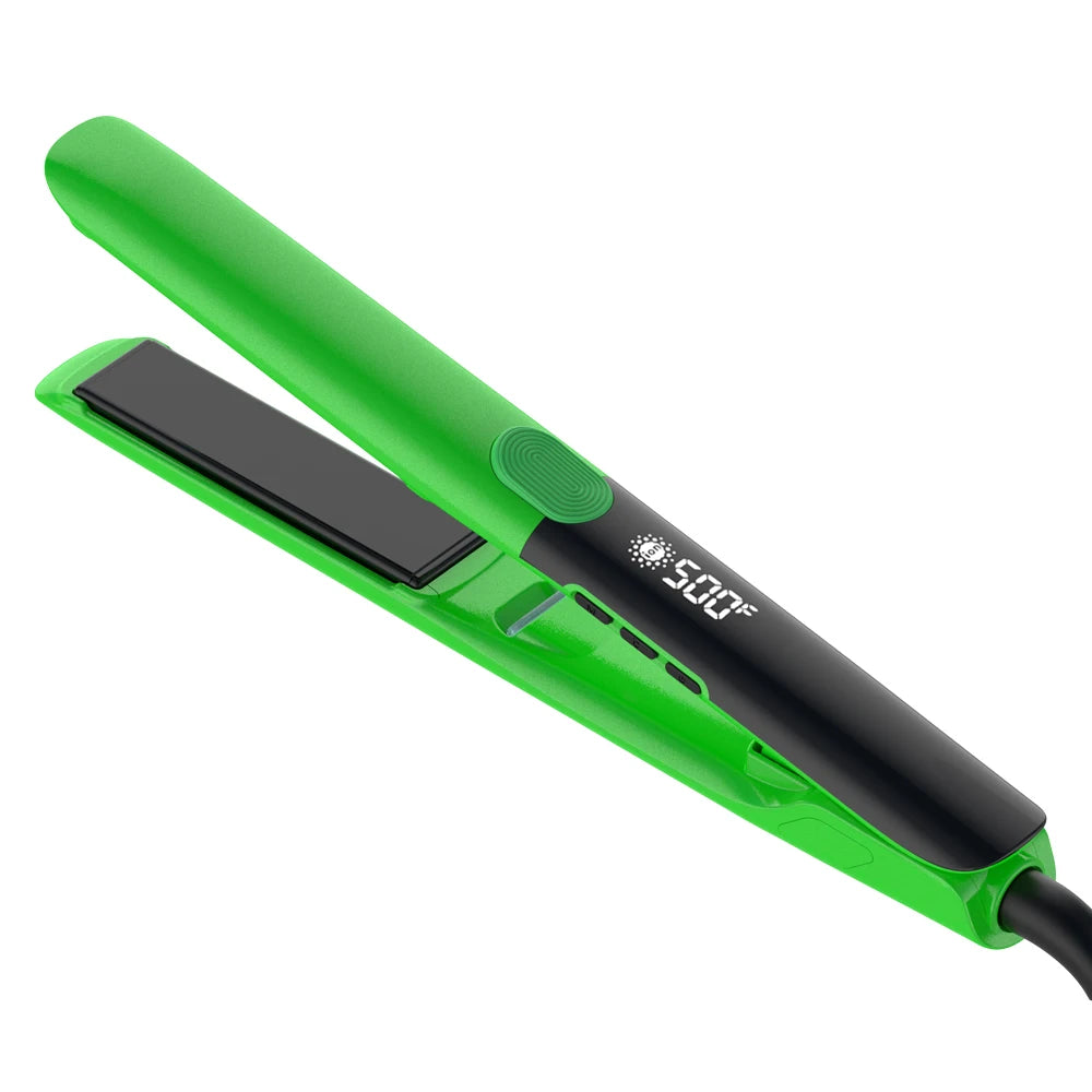 Hair Straightener Curler Plasma Keratin Treatment 500°F Hair Flat Irons For Frizzy Hair Styling Tool 110-240V Dual Voltage