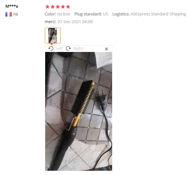 2 in 1 Electric Hot Heating Comb Hair Straightener Curler Flat Irons Wet Dry Hair Iron Straightening Brush Hair Styling Tools