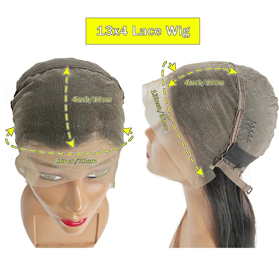 613 Honey Blonde 13x4 HD Transparent Lace Short Bob Wig Pre-Plucked Straight Full Frontal Human Hair Wig for Women