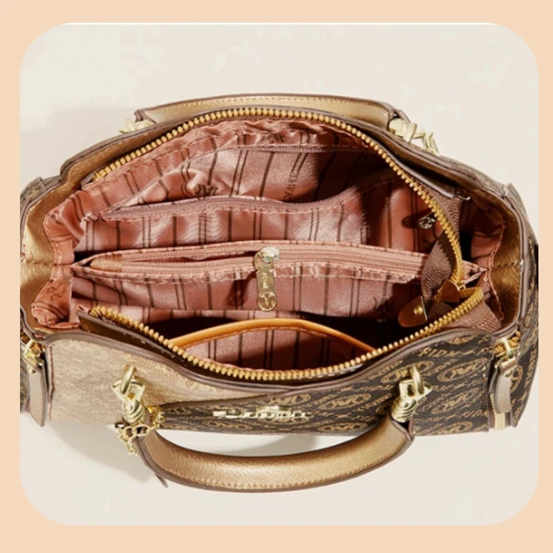 Buy a large bag and get a small 3-piece ladies' crossbody bag as a gift. High-quality printed ladies' handbags