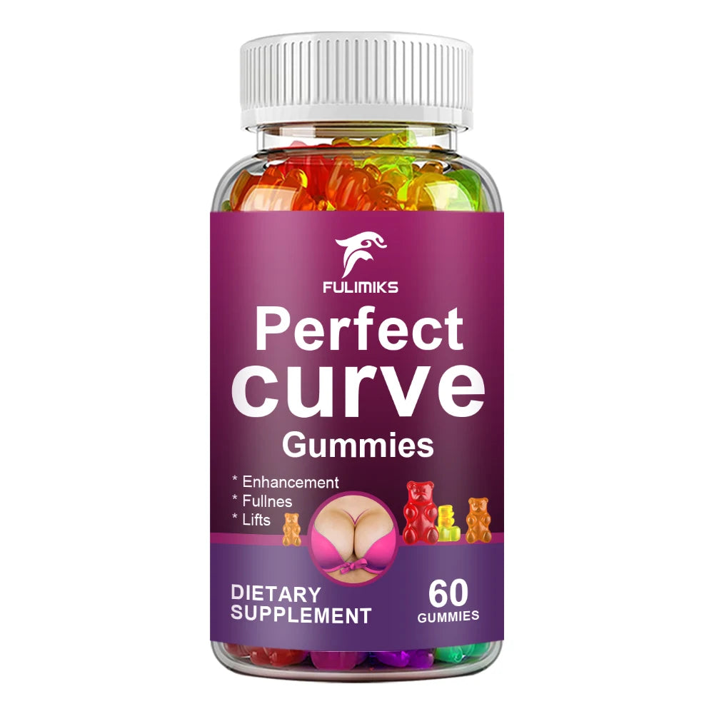 Women Support Gummies, Nourish And Firm, Plump And Firm, Enhancement Gummies Shape Your Curves, Women's Fitness - 60 Gummies